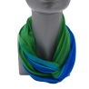 SCHLAUCHSCHAL LOOP SEIDENJERSEY 100% Seide Unikat blau-grün