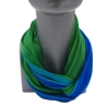 SCHLAUCHSCHAL LOOP SEIDENJERSEY 100% Seide Unikat grün-blau