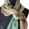 Seidentuch handbemalt Unikat Seide Crepe Georgette 110x110cm