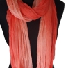 Plisseeschal Seide Chiffon handbemalt handplissiert 90x180cm