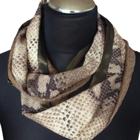 Loop Loopschal Schlauchschal 3 verschiedene Stoffe Unikat 
