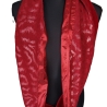 Loop Loopschal Schlauchschal rot 3 verschiedene Stoffe Unikat