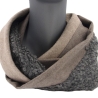 Loop Schlauchschal 3 versch.Stoffe Unikat Boucle Walk Cashmere