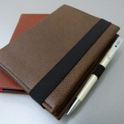 Schreibbuch DIN A 6 in Leder - 24 Farben ohne Namen