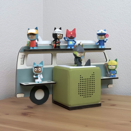 Tonie Regal VW-Bus für bis zu 13 Tonie Figuren