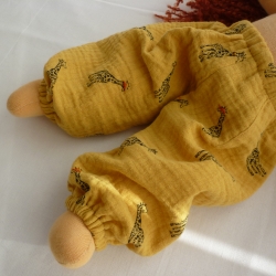 Musselinhose für Puppengröße 37 - 40 cm