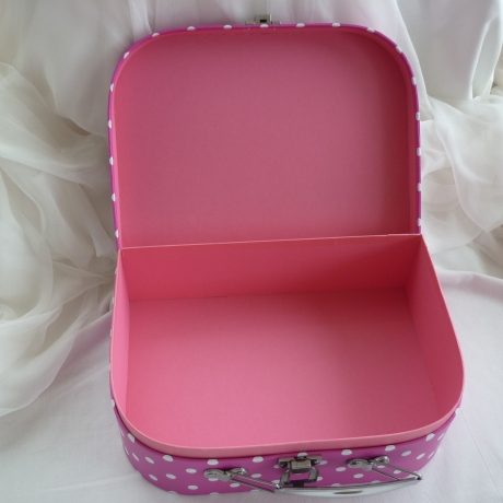 Puppenkoffer mittel, 25 x 18 cm, pink