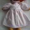 Puppenkleid mit Schürze für Puppengröße 37 - 40 cm