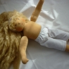 Stoffpuppe nach Art der Waldorfpuppe, 42 cm