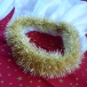 Seidenschleier mit Gold-Kronenband