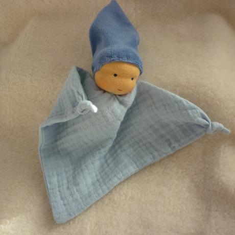 Zipfelpuppe klein Musselin, Erste Puppe