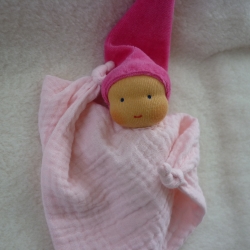 Zipfelpuppe klein Musselin, Erste Puppe