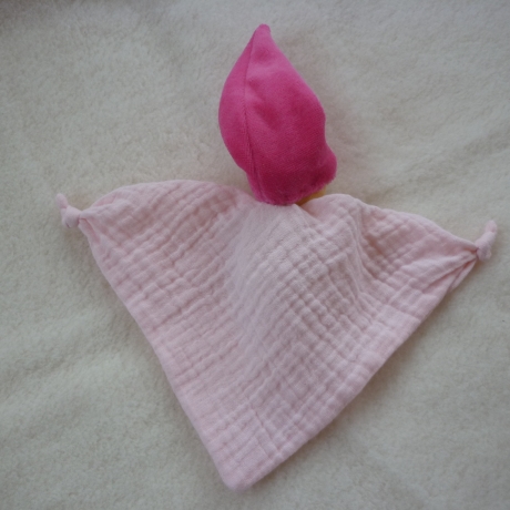 Zipfelpuppe klein Musselin, Erste Puppe