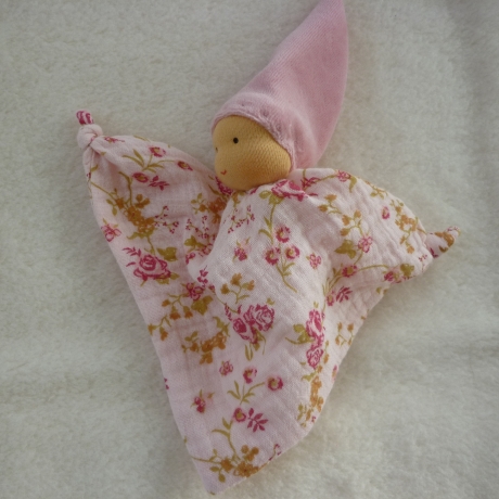 Zipfelpuppe Musselin. Püppchen für Babys