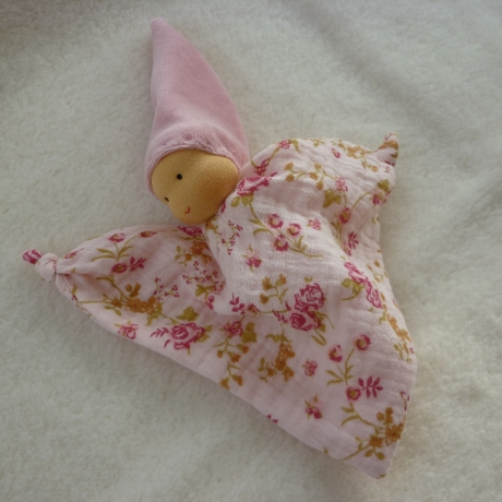 Zipfelpuppe Musselin. Püppchen für Babys