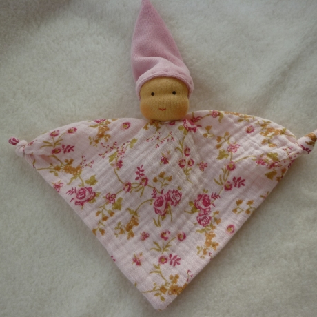 Zipfelpuppe Musselin. Püppchen für Babys