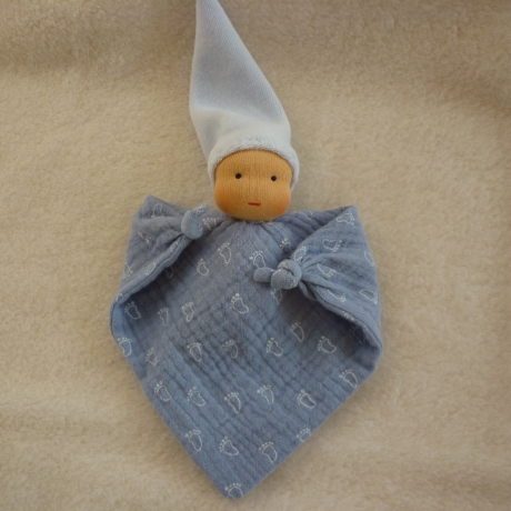 Zipfelpuppe Musselin, Erste Puppe für kleine Babys