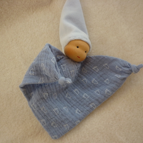 Zipfelpuppe Musselin, Erste Puppe für kleine Babys
