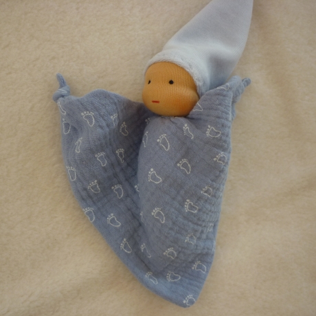 Zipfelpuppe Musselin, Erste Puppe für kleine Babys