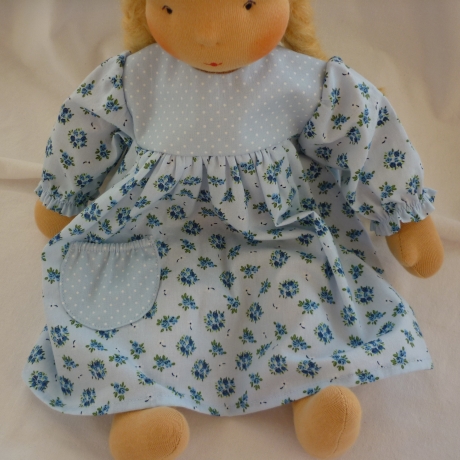 Süßes Puppenkleid für große Puppe bis 45 cm