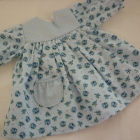 Süßes Puppenkleid für große Puppe bis 45 cm