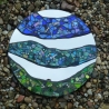Mosaikspiegel rund Wanddeko Gartendeko