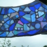 Mosaikspiegel rund Wanddeko Gartendeko