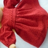 Rotes Puppenkleid. Für Puppengröße 37 - 40 cm