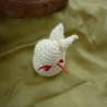 Häschen, gestrickt und schafwollgefüllt