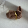 Häschen, gestrickt und schafwollgefüllt