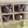 Häschen, gestrickt und schafwollgefüllt