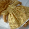 Sommerkleid für's Puppenkind. Puppengröße 37 - 40 cm
