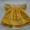 Sommerkleid für's Puppenkind. Puppengröße 37 - 40 cm