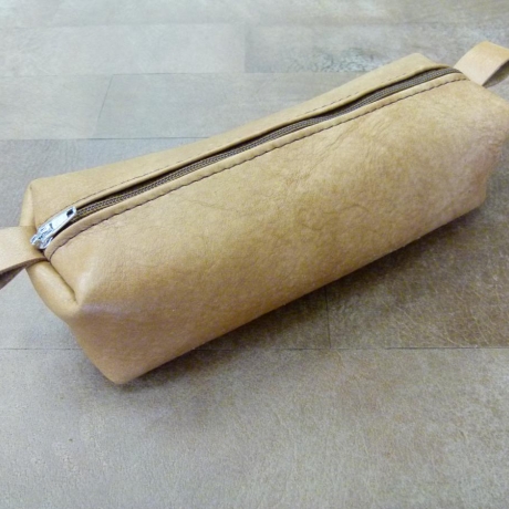 Mäppchen / Federmäppchen / Stiftemäppchen in Leder natur