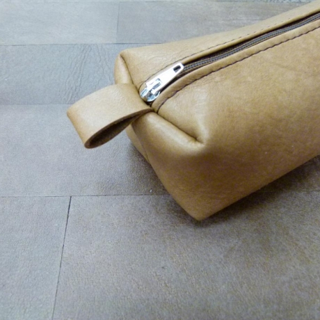 Mäppchen / Federmäppchen / Stiftemäppchen in Leder natur