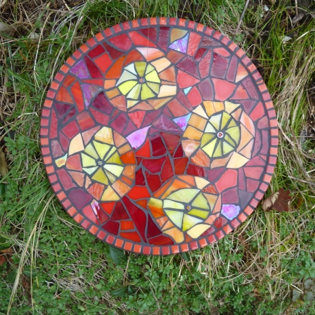 Mosaik Untersetzer Garten Trittstein suncatcher