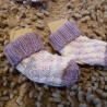 Babymütze Bärenohren Socken handgestrickt 