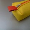 Mäppchen / Federmäppchen / Stiftemäppchen - GELB