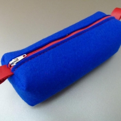 Mäppchen / Federmäppchen / Stiftemäppchen - BLAU