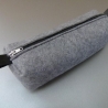 Mäppchen / Federmäppchen / Stiftemäppchen GRAU