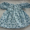 Puppenkleid mit Schürze für Puppengröße 37 - 40 cm