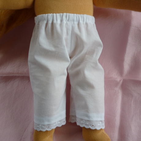 Lange Unterhose für Puppengröße 37 - 40 cm