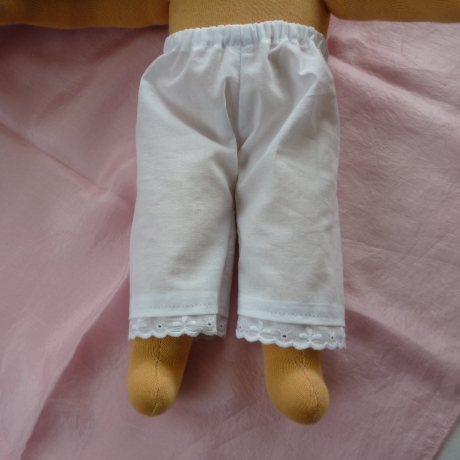 Lange Unterhose für Puppengröße 37 - 40 cm