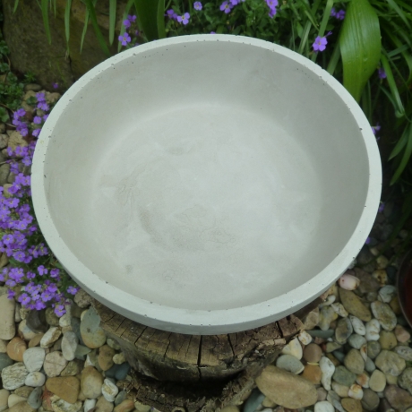 Betonschale rund schlichte Dekoschale 20cm