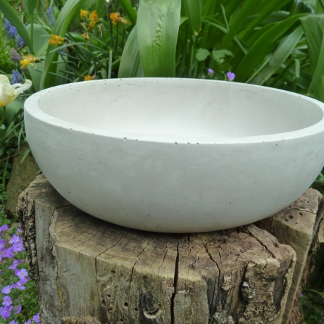 Betonschale rund schlichte Dekoschale 20cm