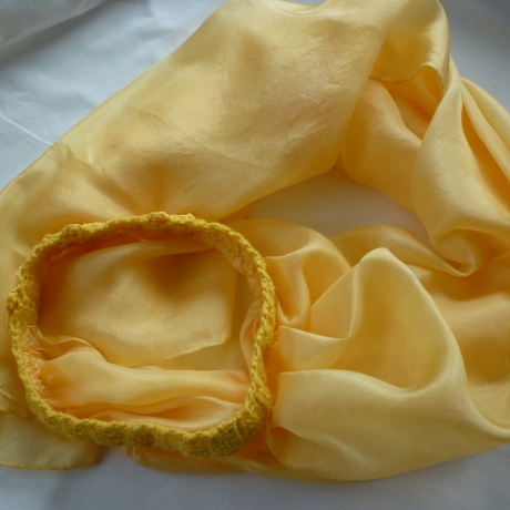 TausendschönStoffpuppen: Seidenschleier 