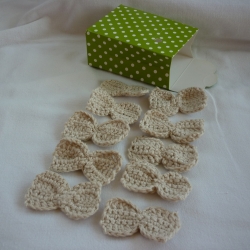 Häkelnudeln Farfalle 10 St. 