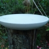 Betonschale rund flache Dekoschale 30 cm