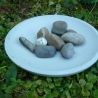 Betonschale rund flache Dekoschale 30 cm