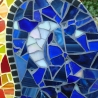 Mosaik  Garten Trittstein Tag Nacht Yin Yang
